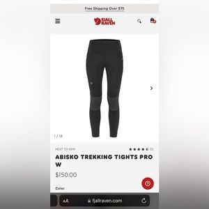 Fjall Raven Abisko Trekking Tights Pro W